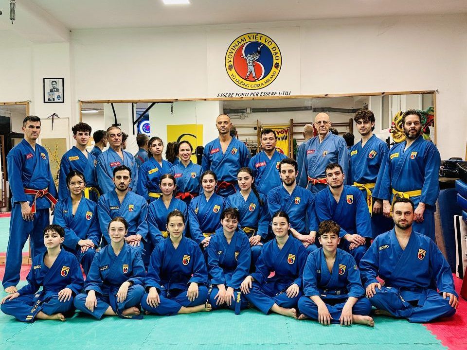 Gruppo corso adulti Vovinam Milano