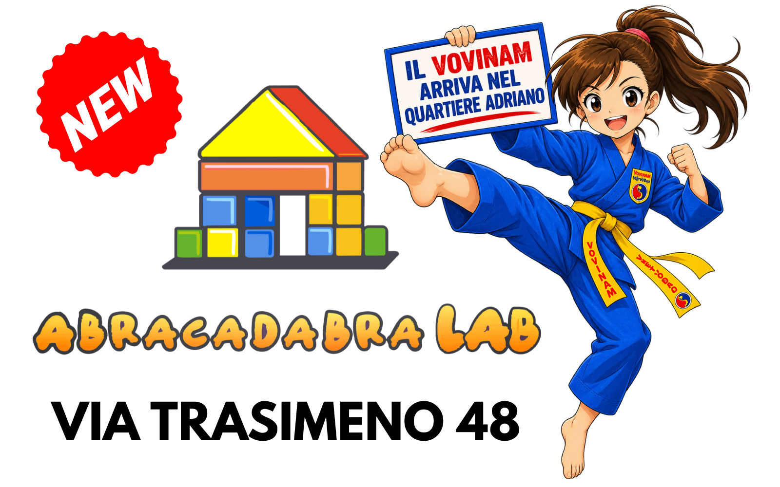 Corso Vovinam Quartiere Adriano per bambini dai 5 agli 8 anni